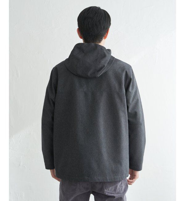 ikka「【雑誌MonoMax4月号掲載】撥水メランジ ジップマウンテンパーカー「小泉孝太郎さん着用モデル」」|ブルゾン・スタジャン|