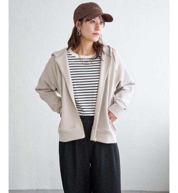 ikka「GOKU楽カノコダンボールパーカ」|パーカー|