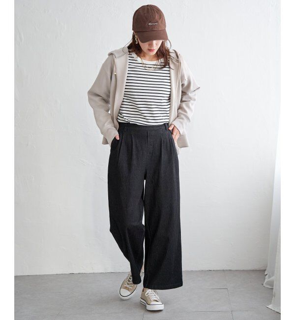 ikka「GOKU楽カノコダンボールパーカ」|パーカー|