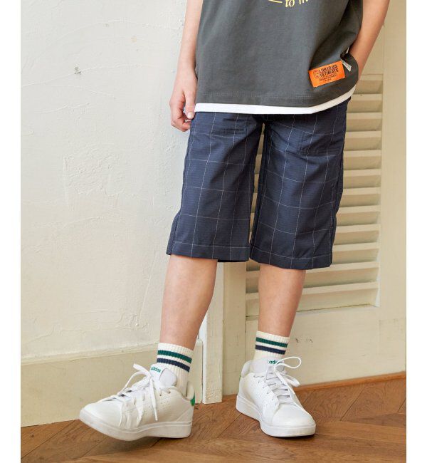 ikka kids「軽量リップ6.5分丈パンツ（120~160cm）」|その他|