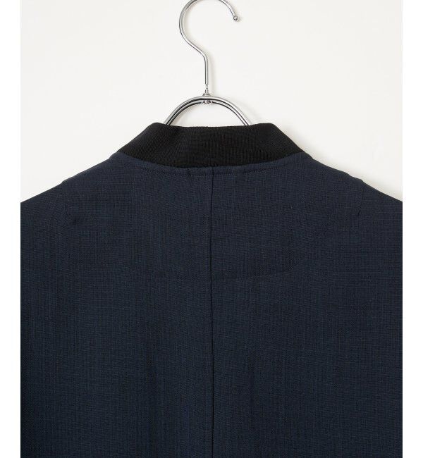 ikka「【雑誌MonoMax4月号掲載】イージーケアリネンライクブルゾン「小泉孝太郎さん着用モデル」」|ブルゾン・スタジャン|