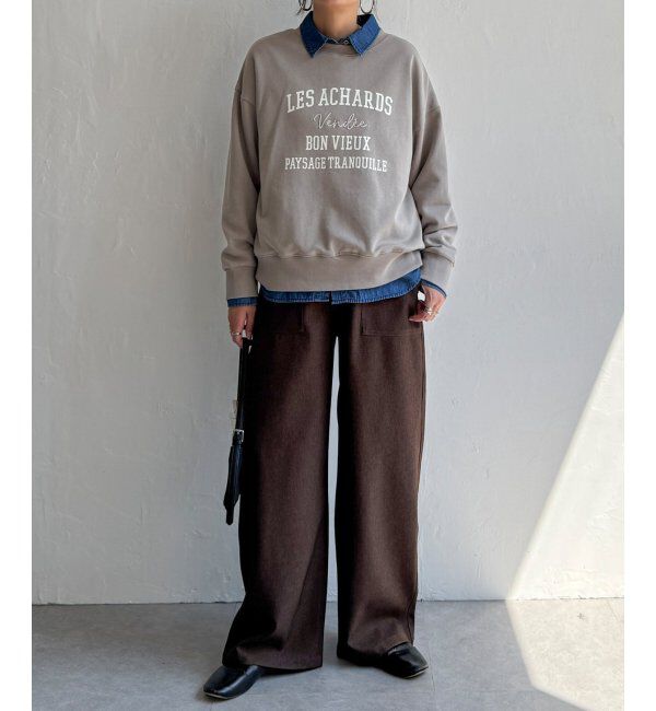 Lbc with Life「チェーンステッチ刺繍ロゴ裏毛プルオーバー」|その他|