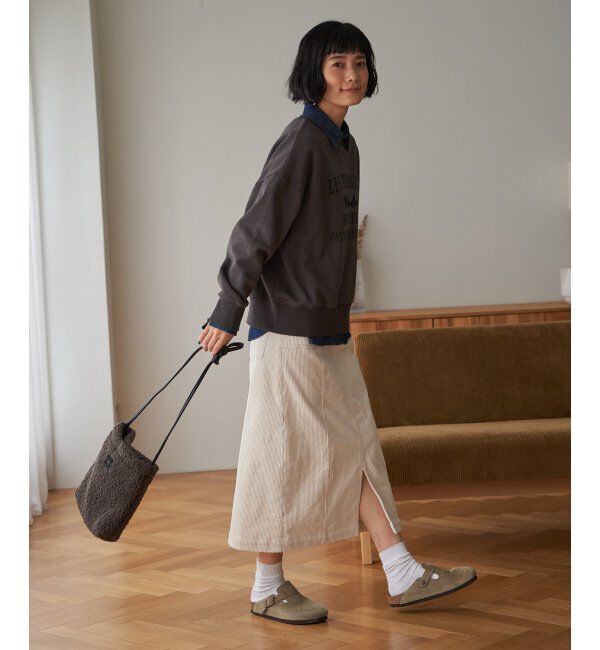 Lbc with Life「チェーンステッチ刺繍ロゴ裏毛プルオーバー」|その他|