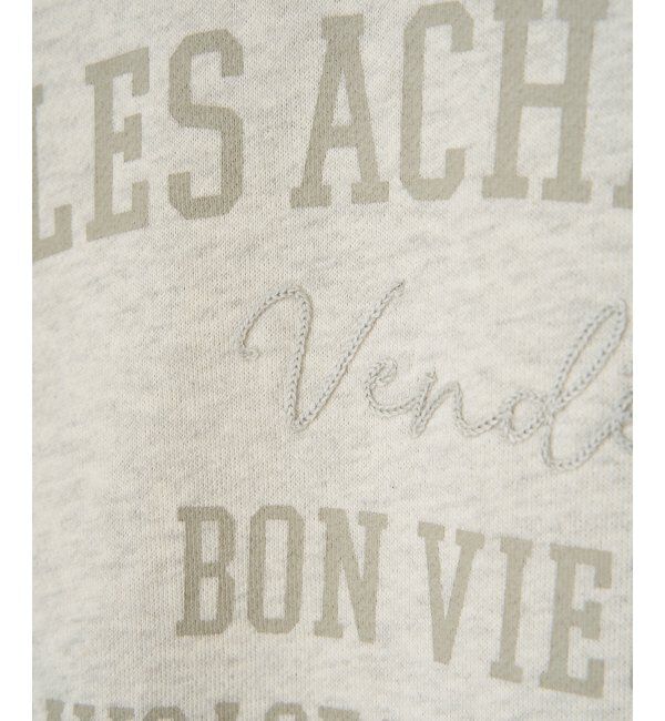 Lbc with Life「チェーンステッチ刺繍ロゴ裏毛プルオーバー」|その他|