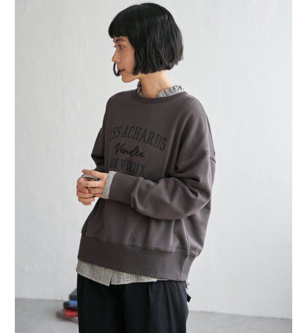 Lbc with Life「チェーンステッチ刺繍ロゴ裏毛プルオーバー」|その他|