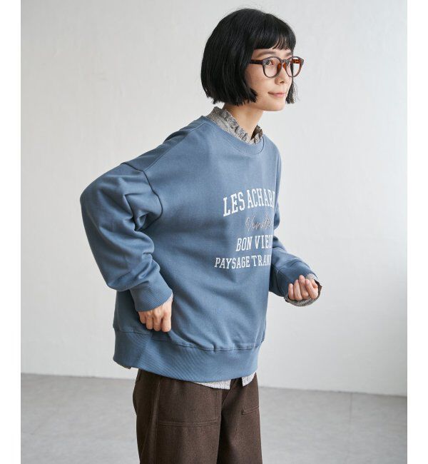 Lbc with Life「チェーンステッチ刺繍ロゴ裏毛プルオーバー」|その他|