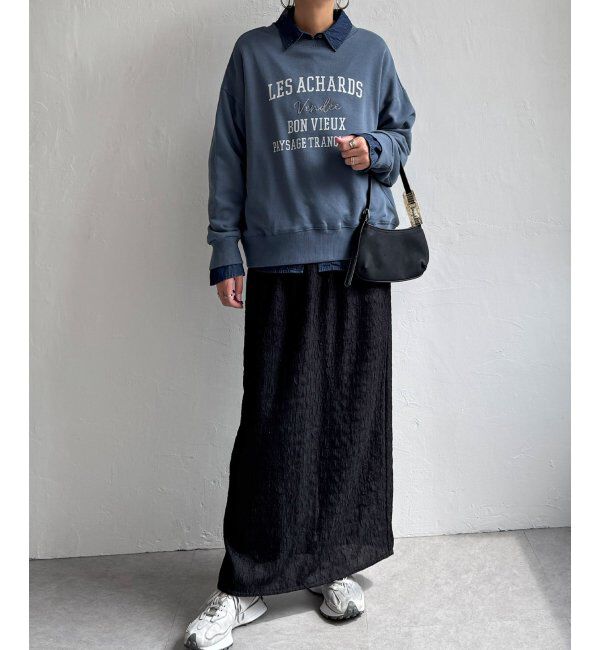 Lbc with Life「チェーンステッチ刺繍ロゴ裏毛プルオーバー」|その他|