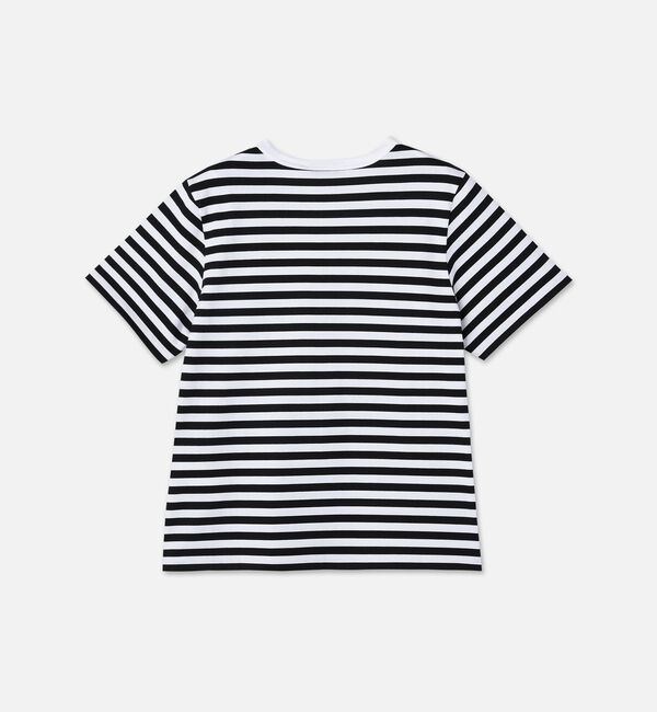 Marimekko「Tasaraita Unikko Tシャツ」|Tシャツ・カットソー|
