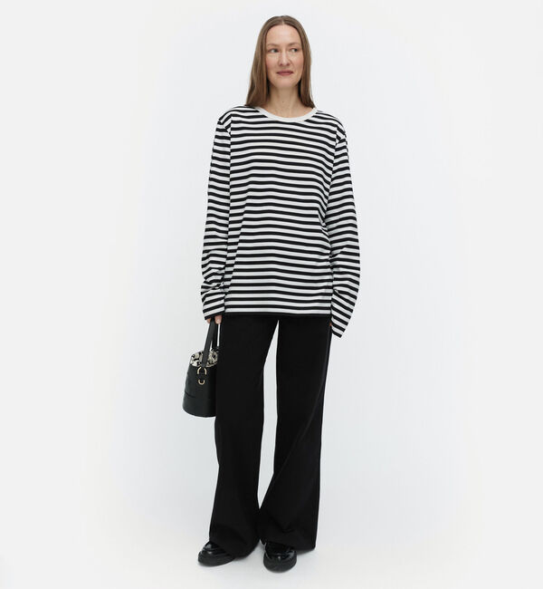 Marimekko「Tasaraita Unisex カットソー」|Tシャツ・カットソー|