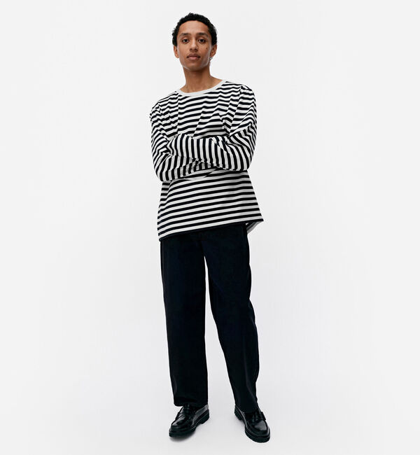 Marimekko「Tasaraita Unisex カットソー」|Tシャツ・カットソー|