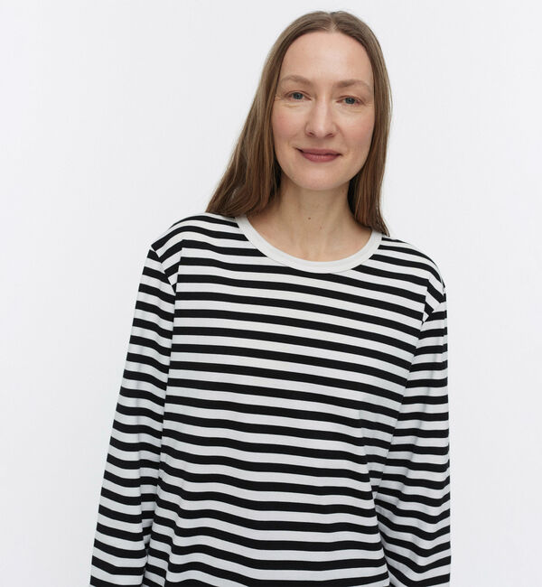 Marimekko「Tasaraita Unisex カットソー」|Tシャツ・カットソー|