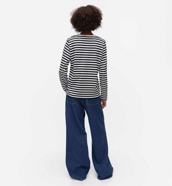 Marimekko「Tasaraita Unikko カットソー」|Tシャツ・カットソー|