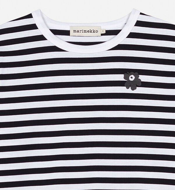 Marimekko「Tasaraita Unikko カットソー」|Tシャツ・カットソー|