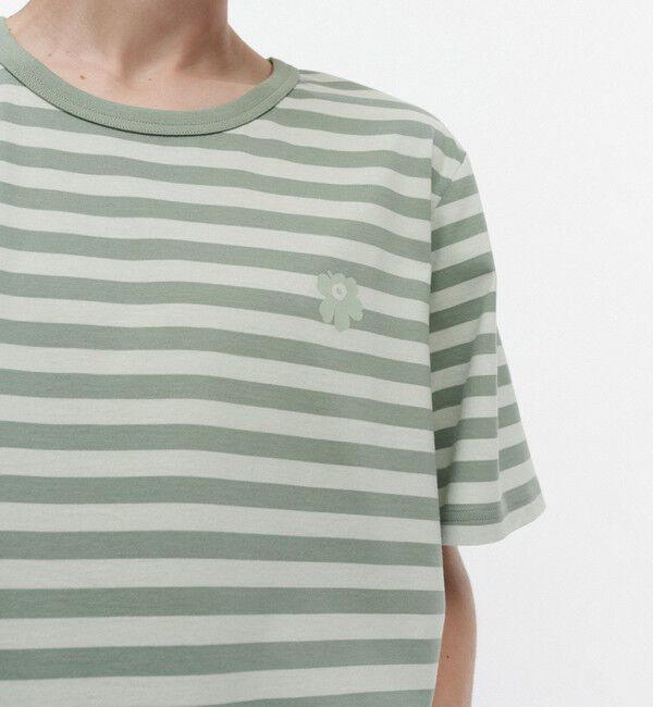 Marimekko「Tasaraita Unisex Unikko Tシャツ」|シャツ・ブラウス|