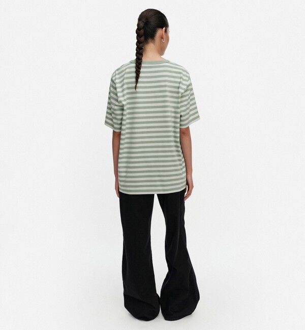 Marimekko「Tasaraita Unisex Unikko Tシャツ」|シャツ・ブラウス|