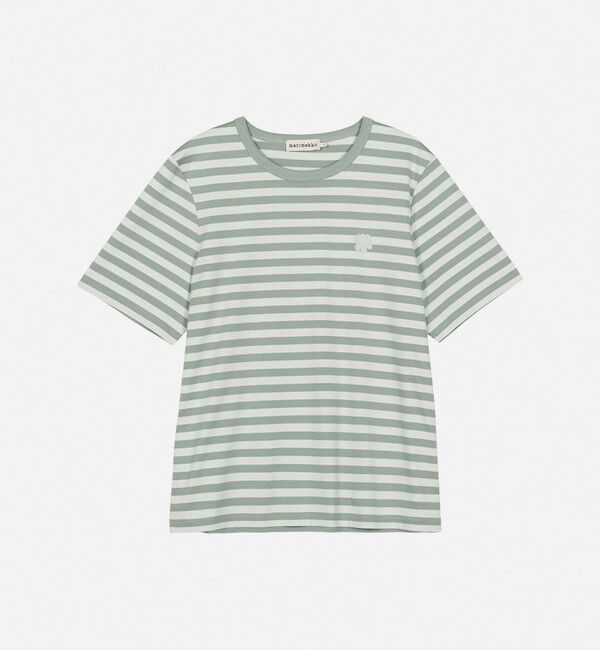 Marimekko「Tasaraita Unisex Unikko Tシャツ」|シャツ・ブラウス|