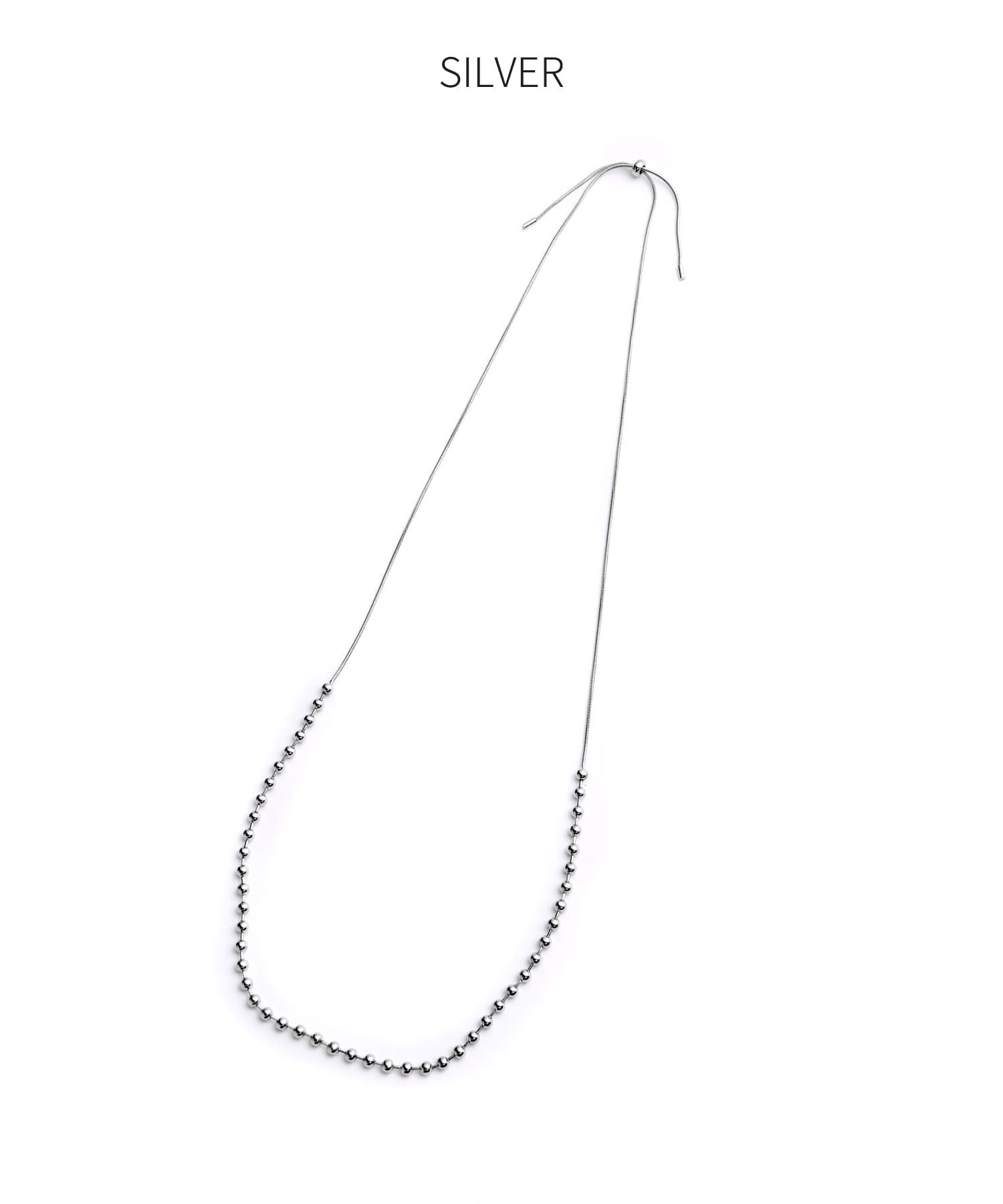 STYLE DELI「長短自在プチボールネックレス」|ネックレス|