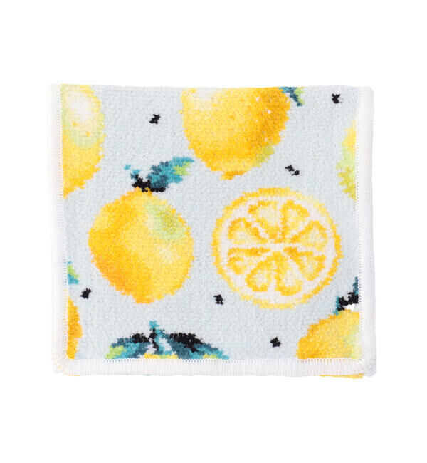 LOVERARY BY FEILER「レモンドット　ハンカチポーチ」|ハンカチ|ペールブルー