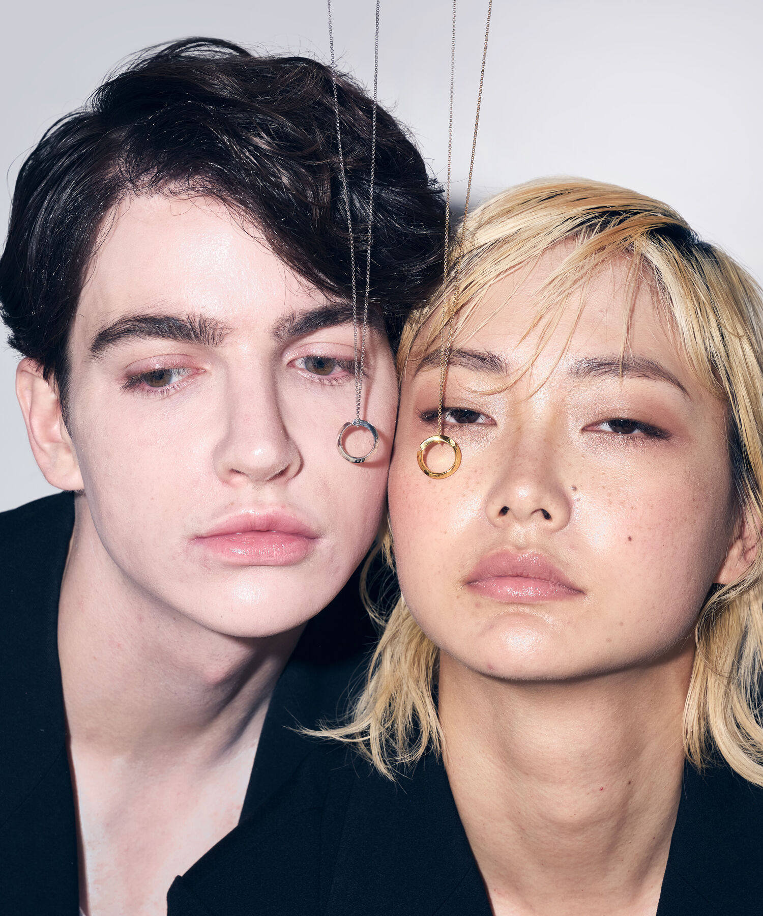 JUPITER「リングペアネックレス　ゴールド」|ネックレス|