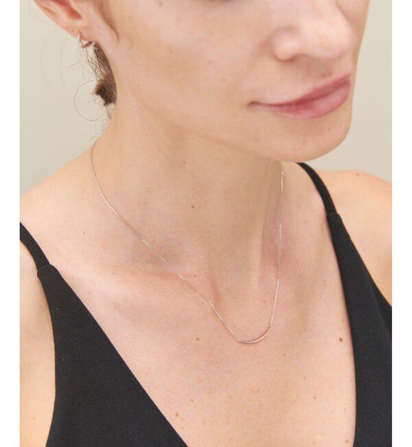 ete「[レイヤード] PT900/850 カーヴィーライン ネックレス」|ネックレス|