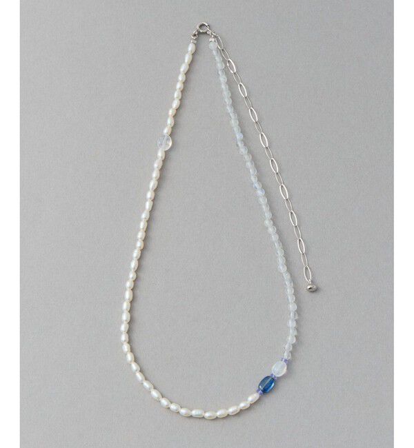 ete「[デイアップ] パール/ナチュラルストーン ネックレス」|ネックレス|