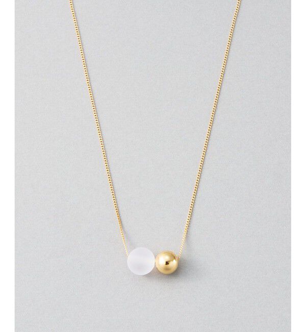 Jouete「[ドロップ] ネックレス ボール」|ネックレス|イエローゴールド