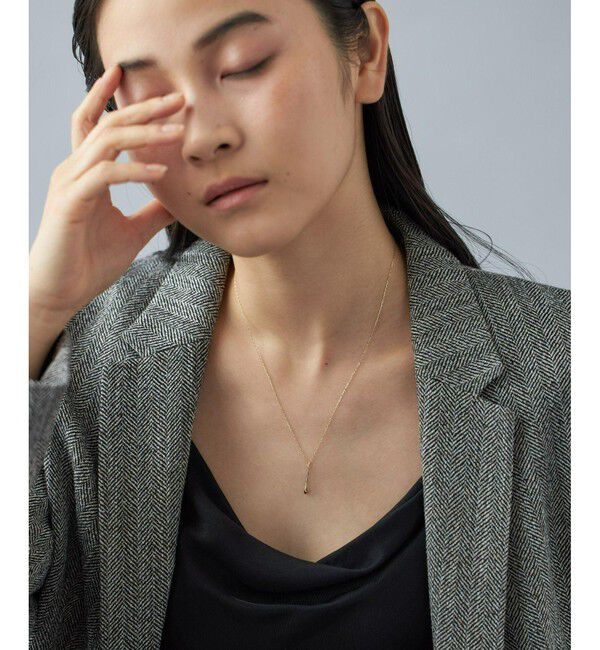 Jouete「[レイヤー] K10YG ネックレス ドロップ」|ネックレス|