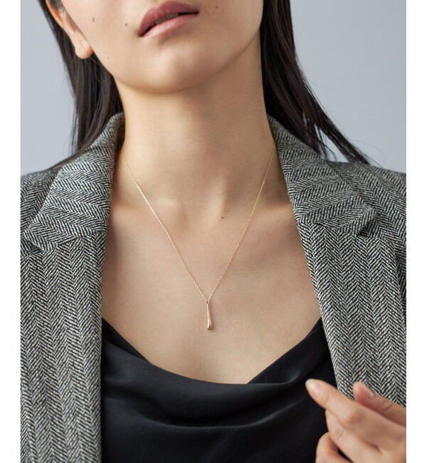 Jouete「[レイヤー] K10YG ネックレス ドロップ」|ネックレス|