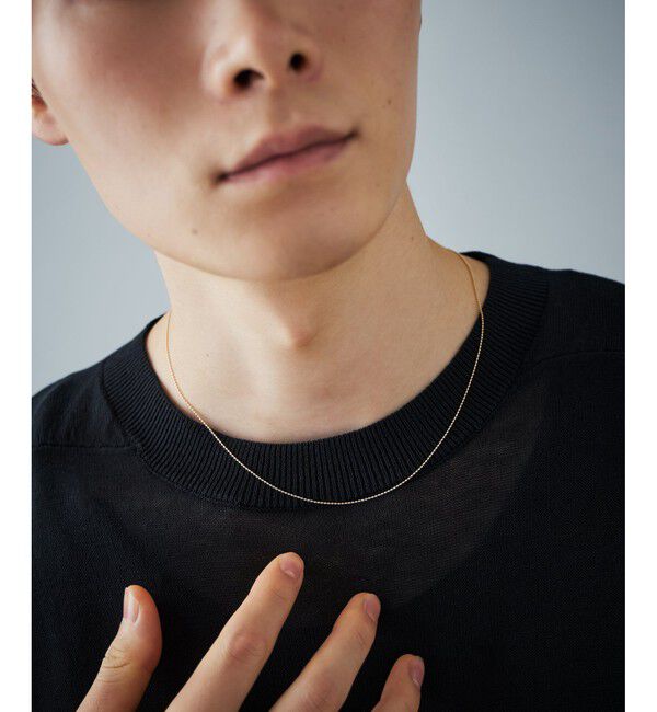 Jouete「K10YG ネックレス ボールチェーン」|ネックレス|