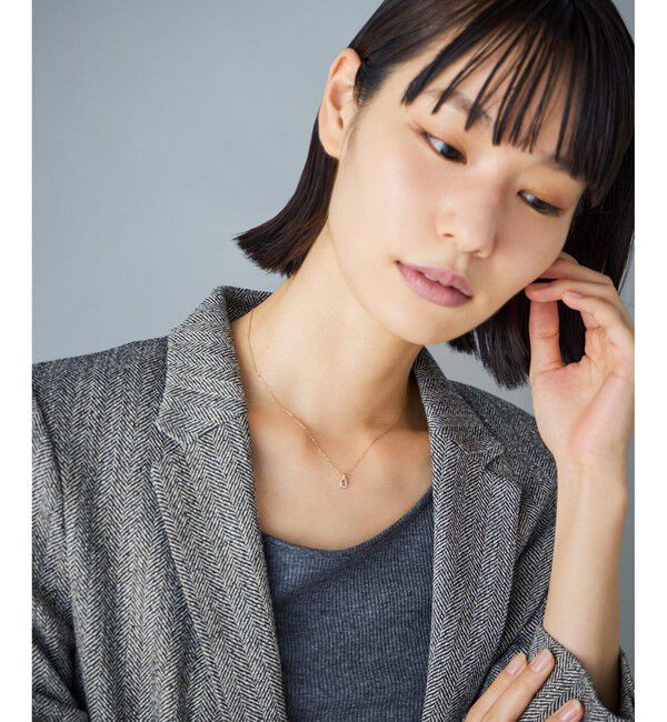 Jouete「[レイヤー] K10 ネックレス スクエア コンビカラー」|ネックレス|