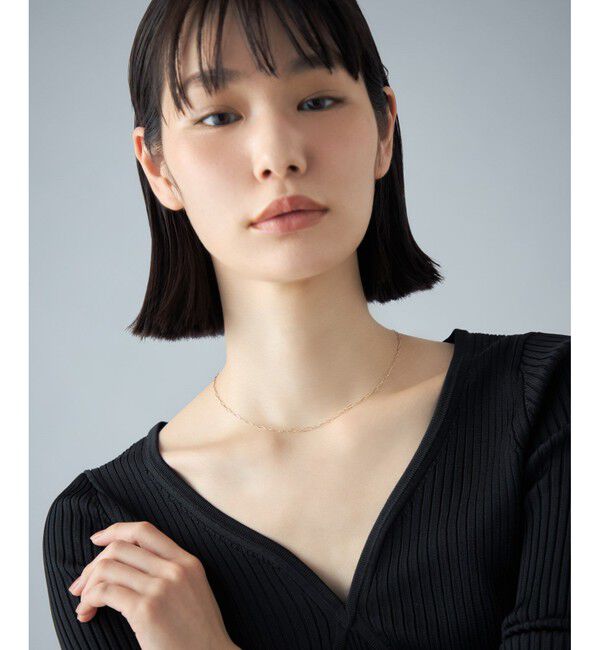 Jouete「K10YG ネックレス デザインチェーン」|ネックレス|