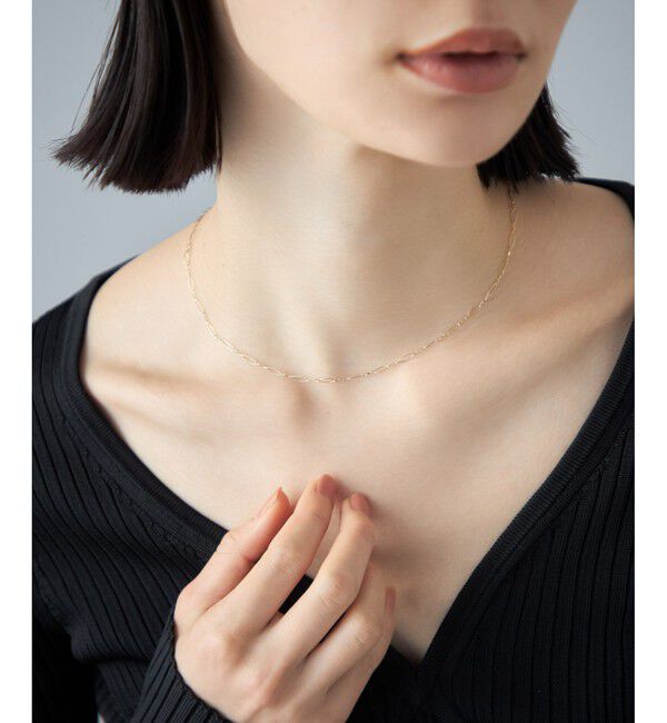 Jouete「K10YG ネックレス デザインチェーン」|ネックレス|