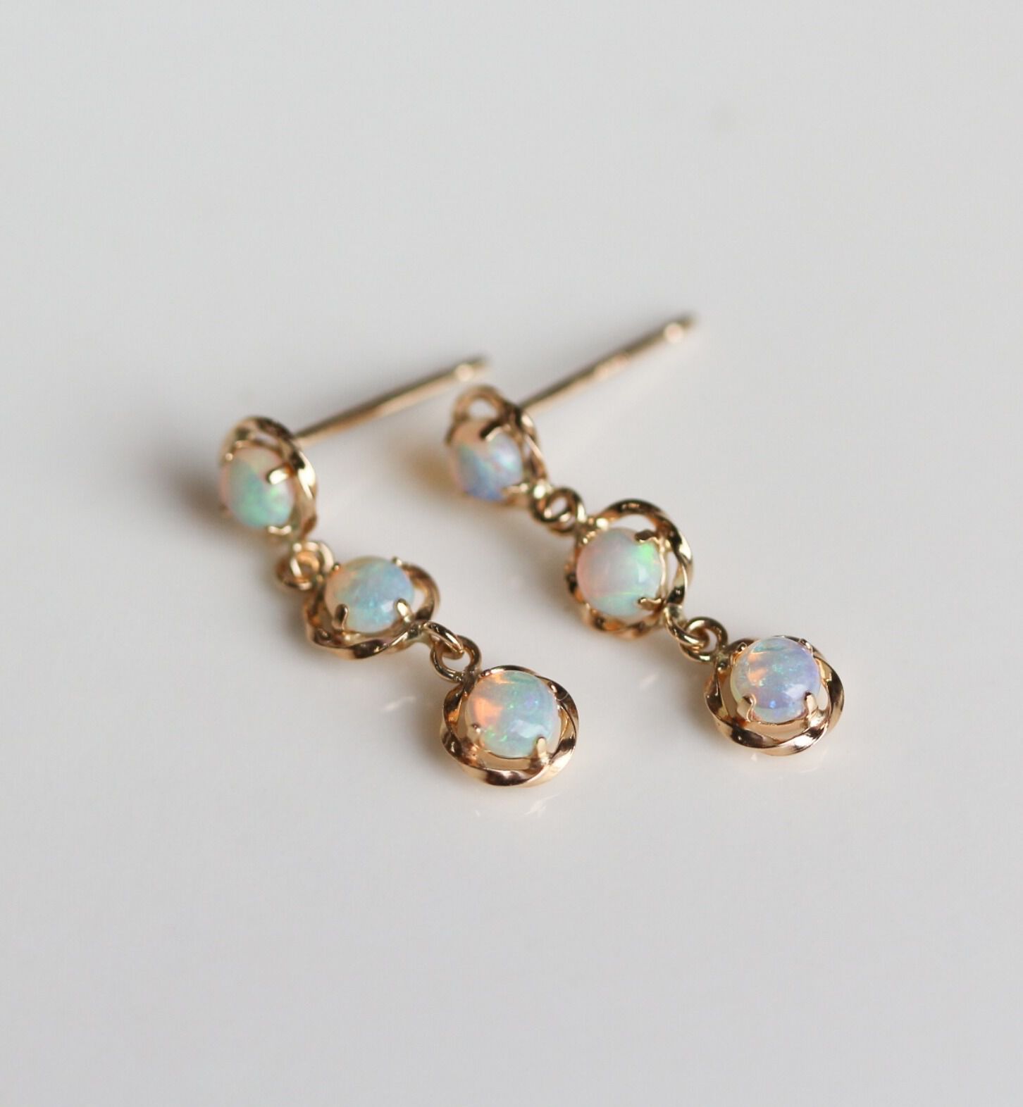  「オパール ピアス | K10YG」|ピアス|