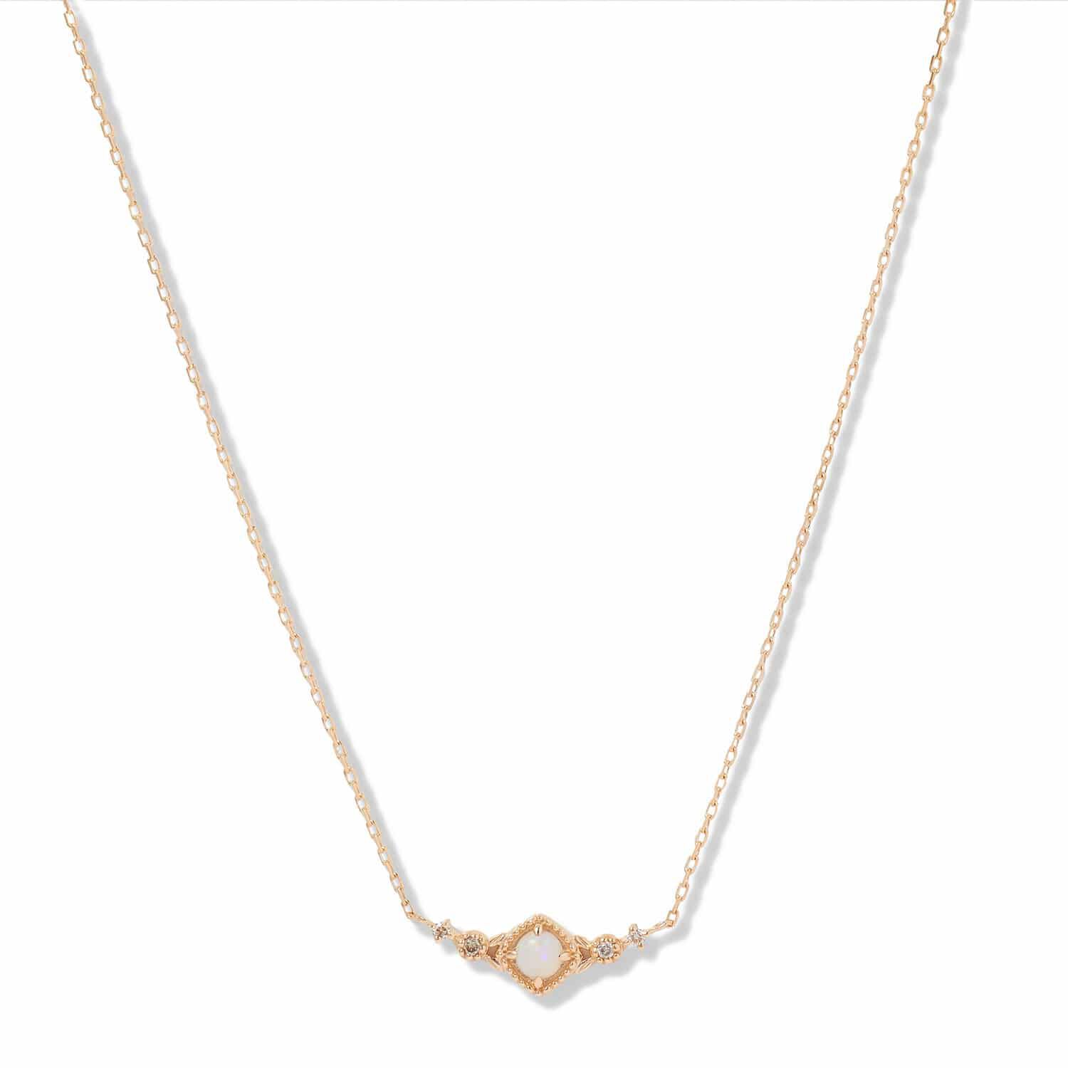 agete「K10ネックレス」|ネックレス|