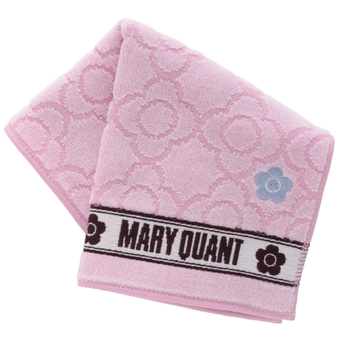  「MARY QUANT タオルハンカチ＜デイジー総柄＞」|タオル|