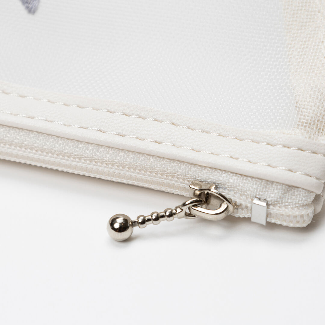  「THE THREE CATS メッシュ台形ポーチ」|ポーチ|