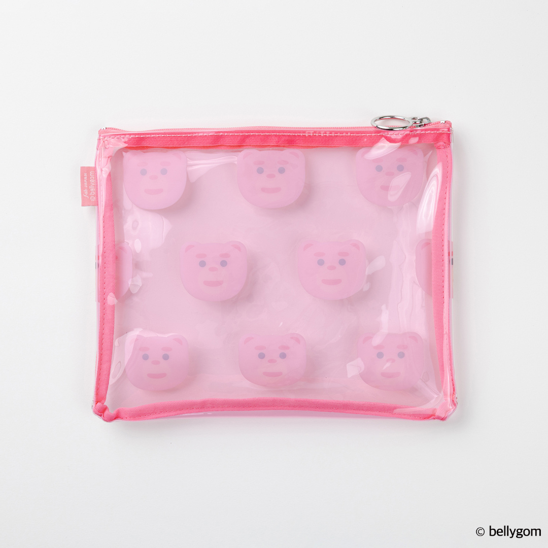 「BELLYGOM PVCフラットポーチ」|ポーチ|