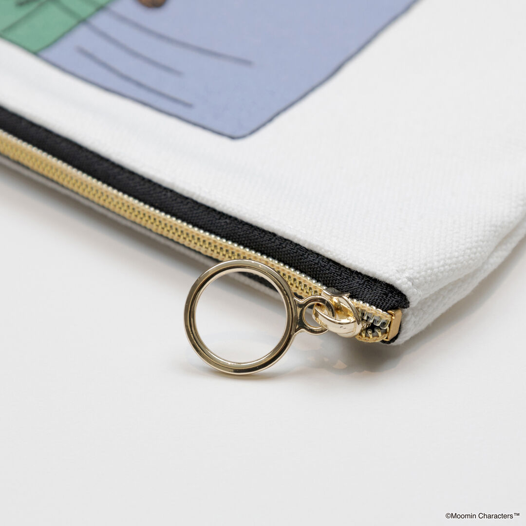  「MOOMIN FINLAND COLORフラットポーチ」|ポーチ|