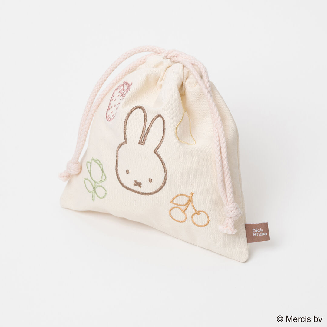  「BRUNA Colorful Line 巾着」|ポーチ|