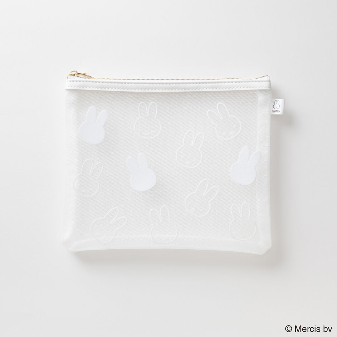  「MIFFY FLOCKY フラットポーチ」|ポーチ|