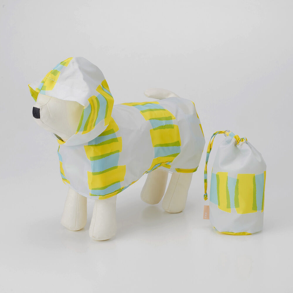 BACKYARD FAMILY「犬 レイン コート 可愛い 通販 ドッグポンチョ レインポンチョ 犬用レインコート 北欧 小型犬用」|その他|イエロー1