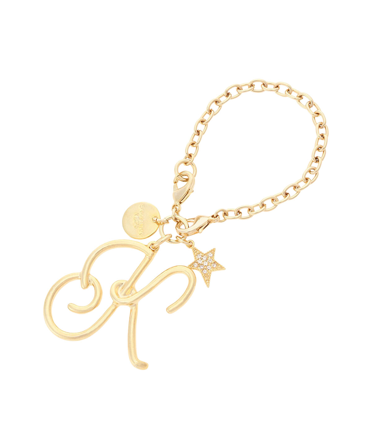 Samantha Vega「スタンダードイニシャルチャーム(K)」|チャーム・キーホルダー|ゴールド