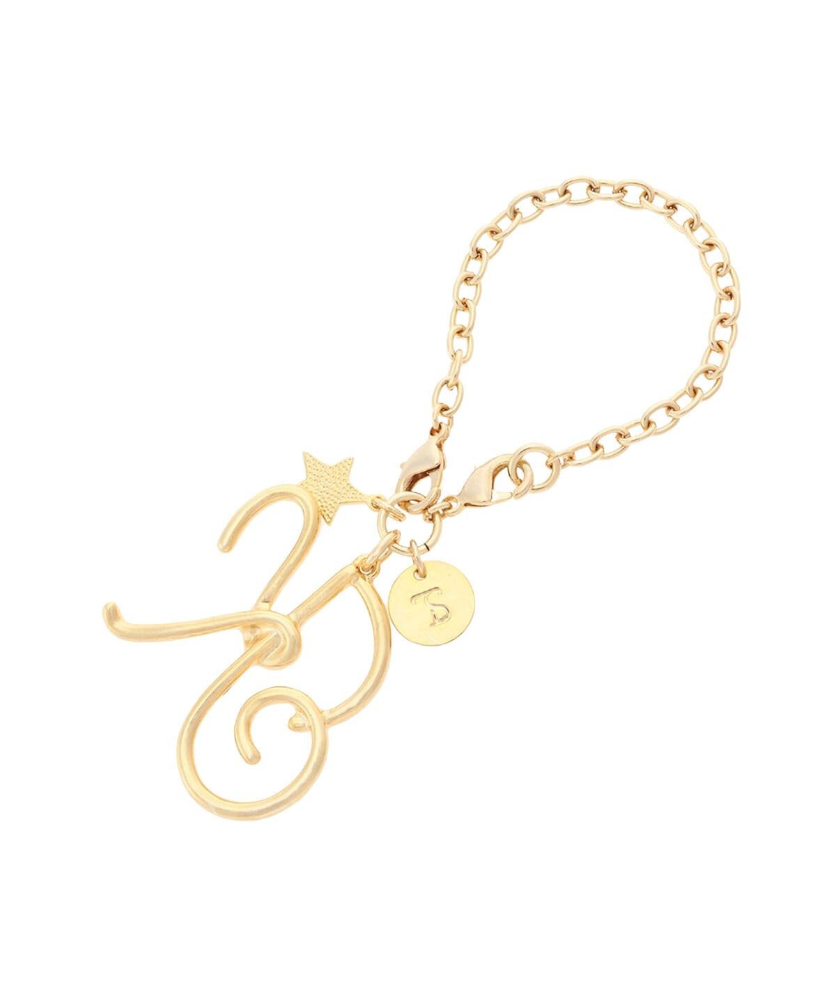 Samantha Vega「スタンダードイニシャルチャーム(K)」|チャーム・キーホルダー|