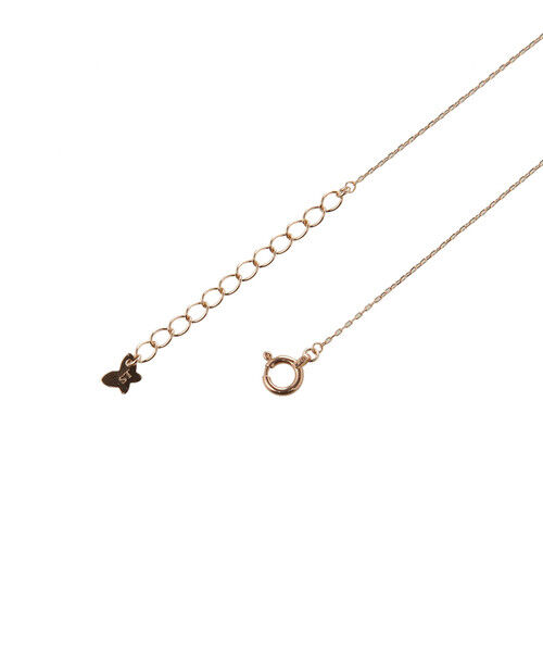 SAMANTHA SILVA「K10 PG ダイヤモンド フラワー ネックレス」|ネックレス|