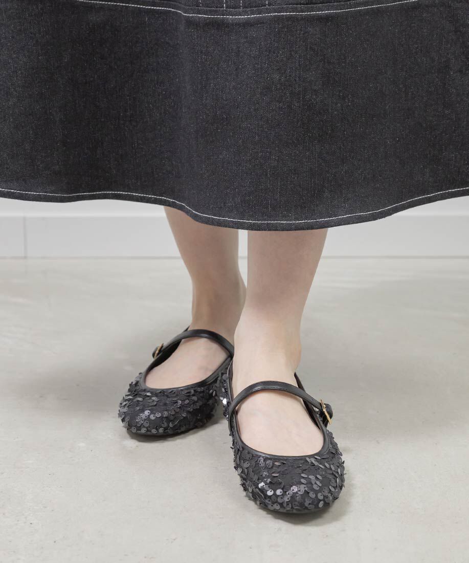  「ラウンドトゥストラップパンプス」|パンプス|