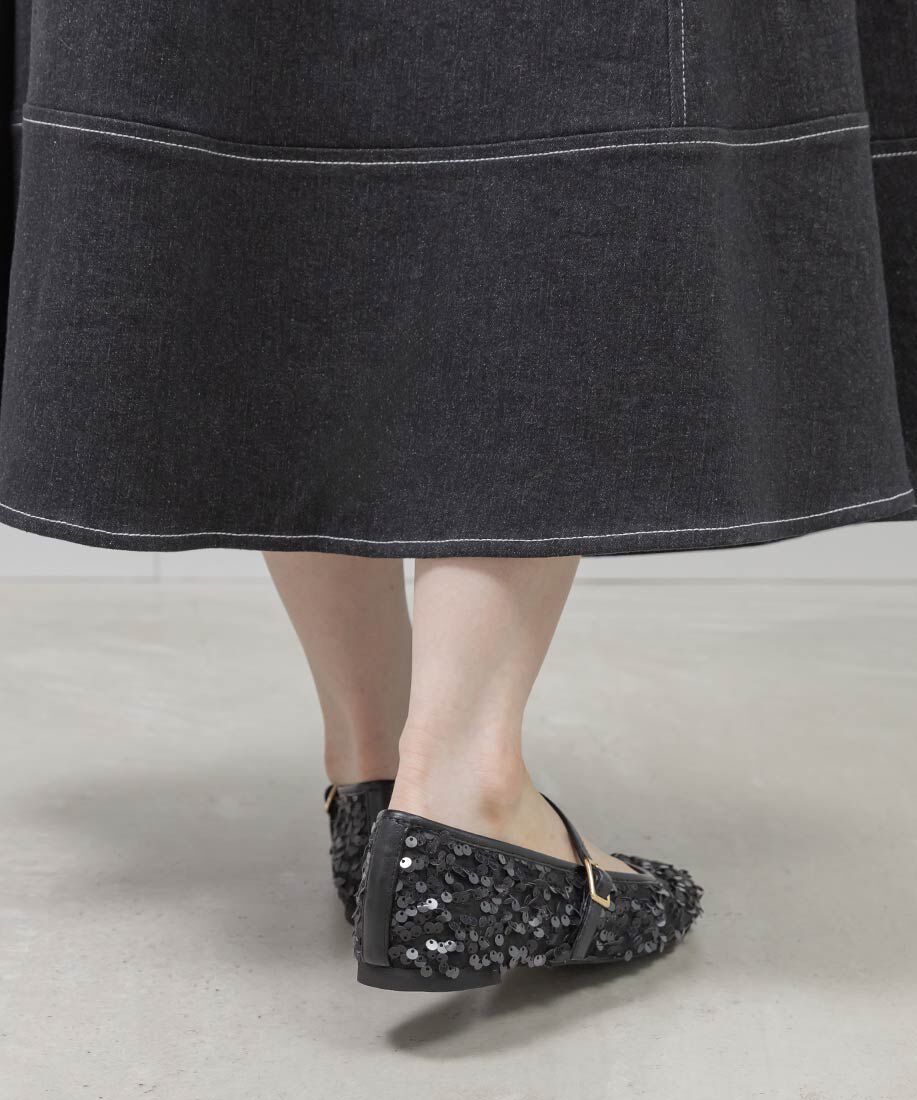  「ラウンドトゥストラップパンプス」|パンプス|