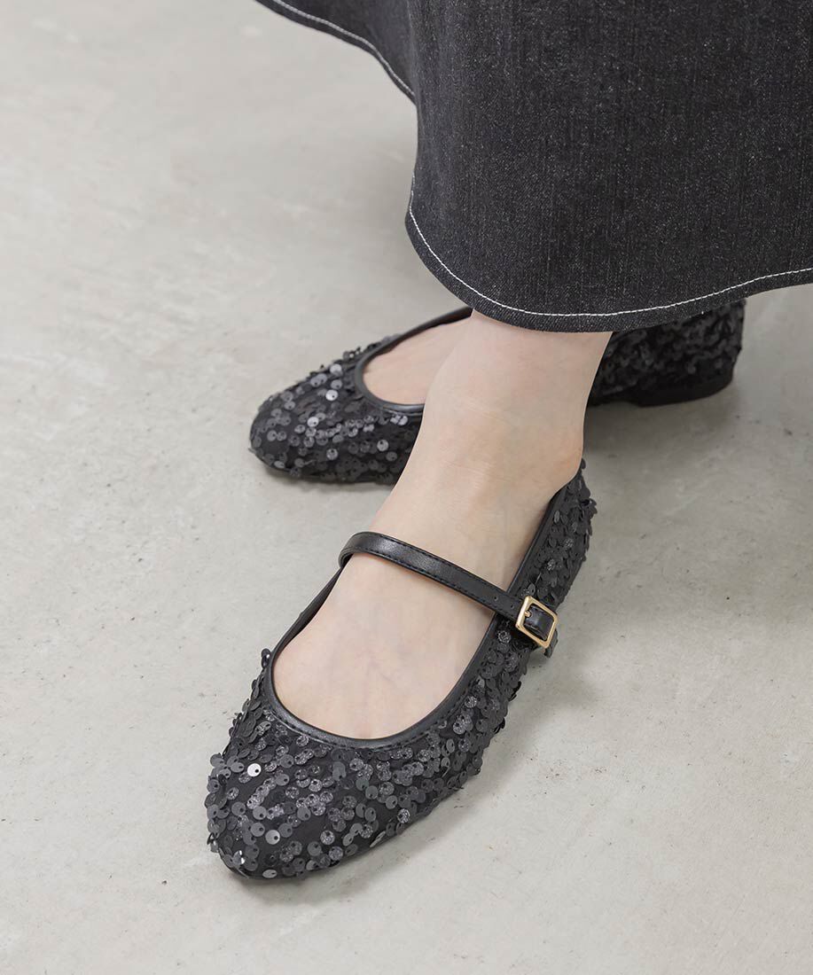  「ラウンドトゥストラップパンプス」|パンプス|