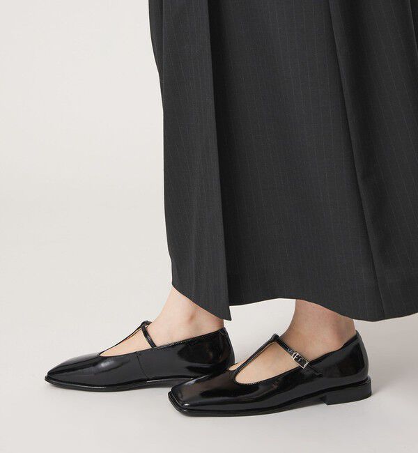 ODETTE E ODILE「ワイドスクエア Tストラップ フラット20&uarr;」|パンプス|