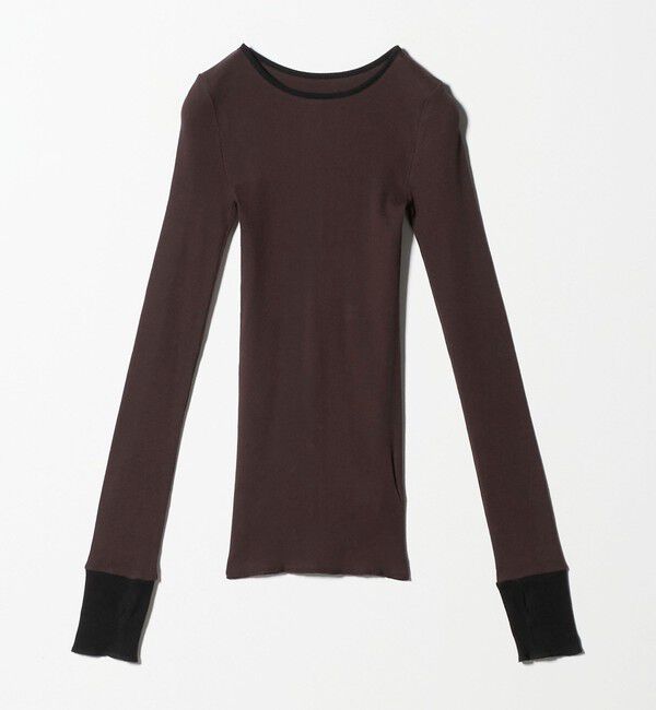 UNITED ARROWS「＜TO UNITED ARROWS＞リブ ロングスリーブ カットソー」|Tシャツ・カットソー|