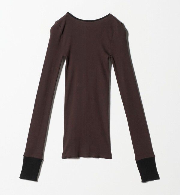 UNITED ARROWS「＜TO UNITED ARROWS＞リブ ロングスリーブ カットソー」|Tシャツ・カットソー|